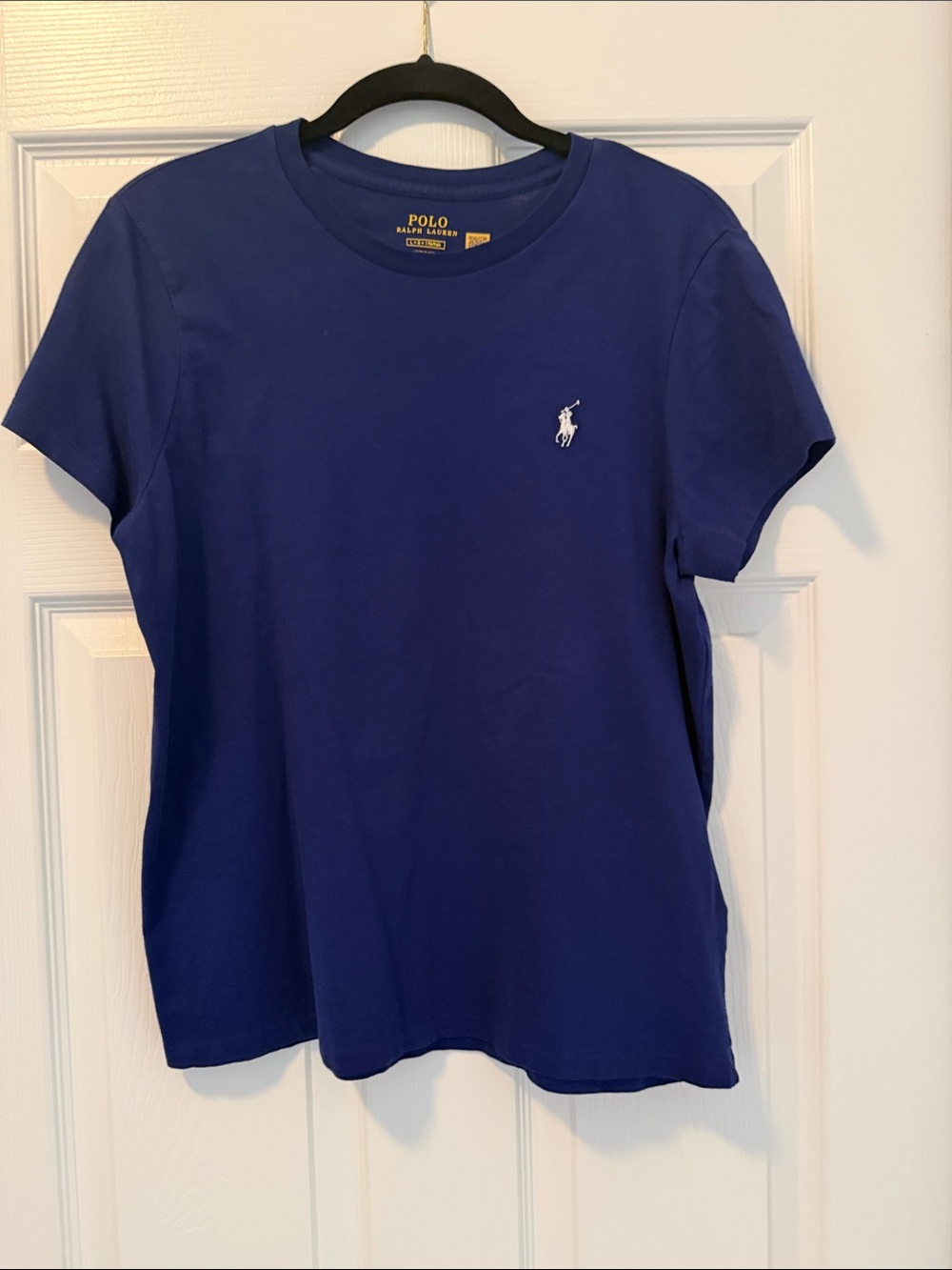 Ralph Lauren Women's Short-Sleeve Crew Tee - Royal Blue